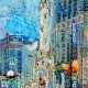 Water Tower Chicago Amazing Pop Art Mix Media Painting by Bisca