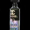 Karl Pop Art Sculpture, Perfume Black Gold and Holographic Bottle coated with epoxy resin
