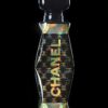 ChanelPop Art Sculpture, Perfume Black Gold and Holographic Bottle coated with epoxy resin