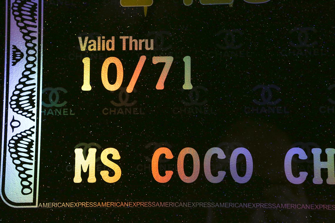 Pop Art Painting | Famous Ms Chanel I AMEX Art | 36″ American