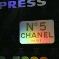 Ms Chanel - Gold, Amazing Original AMEX Art, American Express Mix Media Pop Art Painting by Bisca