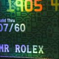 Mr Rolex, Amazing Original AMEX Art, American Express Mix Media Pop Art by Bisca