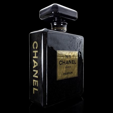 Pop Art Sculpture | 38″ Gold Classic Luxury Perfume Designer Bottle