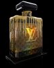 Pop Art Sculpture | 36″ Holographic Dipping Gold Perfume Designer Bottle