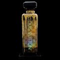 Pop Art Sculpture | 36″ Holographic Dipping Gold Perfume Designer Bottle